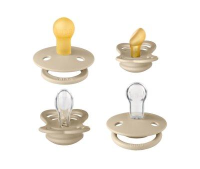 Pack 4 Pezzi BIBS Try-it Collection Vanilla