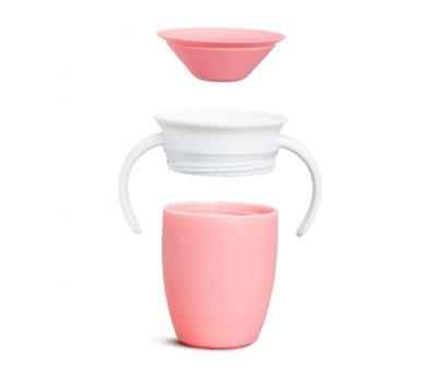 Miracle 360 Spill-Proof Cup with Handles Pastel Pink 200ml