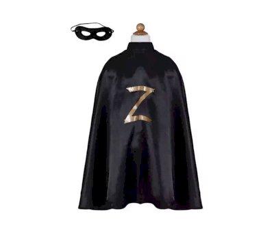 Disfraz Capa y Antifaz Zorro Negro