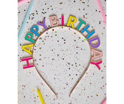 Diadema Happy Birthday MultiColor