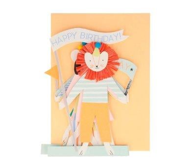 Carto de Aniversrio Party Animal