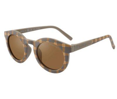 Flexible Polarized Sunglasses Classic Junior Storm Plaid (Ages 9-14)