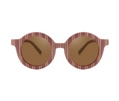 Polarized Children's Sunglasses Round Vintage Stripes (18m-8years)
