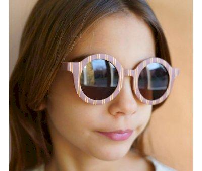 Polarized Children's Sunglasses Round Vintage Stripes (18m-8years)