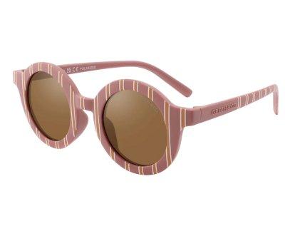 Polarized Children's Sunglasses Round Vintage Stripes (18m-8years)