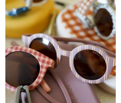 Polarized Children's Sunglasses Round Vintage Stripes (18m-8years)
