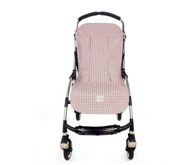 Rivestimento Universale Passeggino I Love Vichy Pink