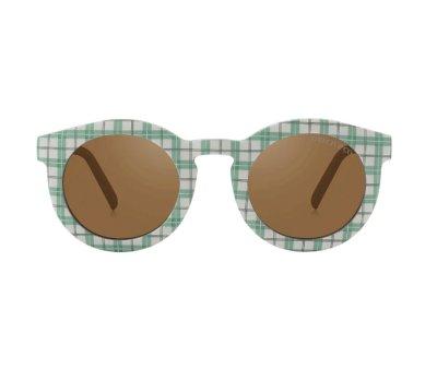culos de sol flexveis polarizados Classic Fern Plaid Jr. (9-14 anos)