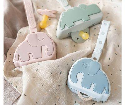 Silicone Pacifier Holder Elphee Powder