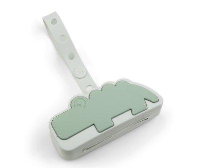 Silicone Pacifier Holder Croco