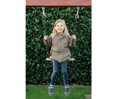 Trapecio con Anillas de Gimnasia "Black Line"