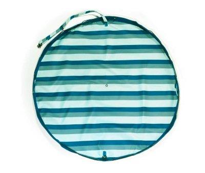 Play & Go Waterproof Bag OUTDOOR Blue Stripes Green