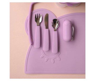 Set 3 Cubiertos Feedie Lilac