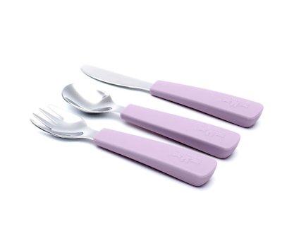 Set 3 Cubiertos Feedie Lilac