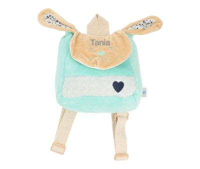 Mochila Conejo Poupi Mint Personalizable