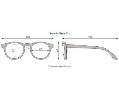 Gafas de Sol Flexibles Keyhole (+6aos) Ballerina Pink