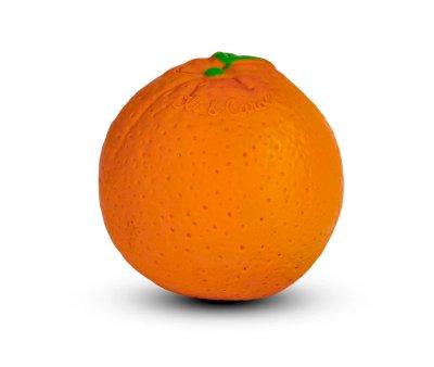 Orange Teether Baby Ball