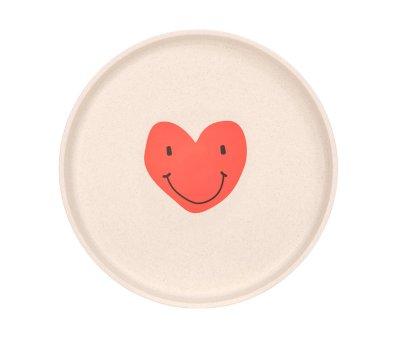 Plato Antideslizante Eco Happy Heart