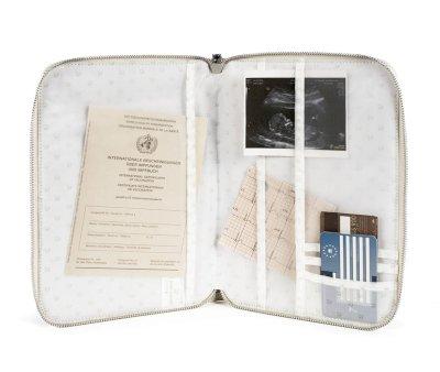 Portadocumentos Toile de Jouy Crema