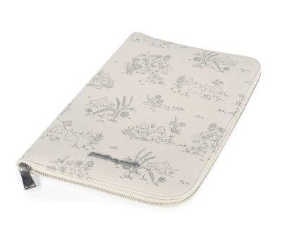 Portadocumentos Toile de Jouy Crema