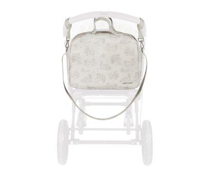 Borsa Fasciatoio Toile de Jouy Crema