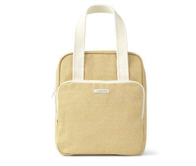 Children's Backpack Elsa Strippe Yellow Mellow/Crme de la Crme Personalised