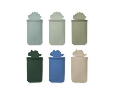Molds for Ice Cream Malik Dino Mini Blue Multi Mix