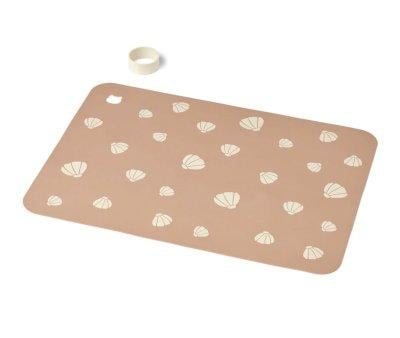 Jude Shell/Pale Tuscany Silicone Placemat