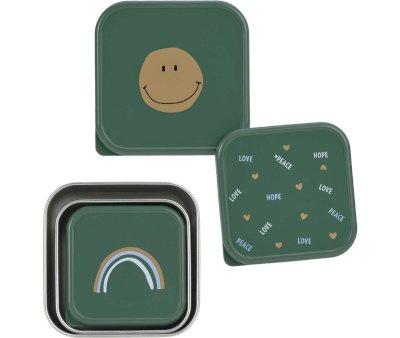 3 lancheiras de ao Happy Smile