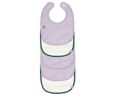 Pack de 5 baberos Happy Lavender