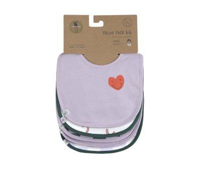 Pack de 5 baberos Happy Lavender