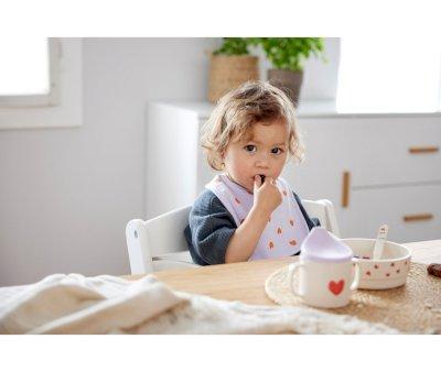 Pack de 5 baberos Happy Lavender