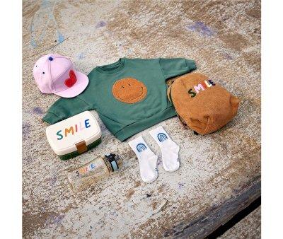Mochila Infantil Mini Little Gang Happy Smile Caramel