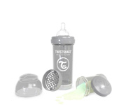 Twistshake Bibern Anticlico Pastel Gris 260ml