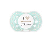 1 Chupete Personalizado LOVI Corazn Verde