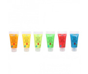 Pintura de Dedos 6 Tubos Colores Brillantes