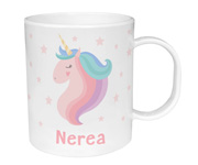 Tasse en Plastique Personnalisable Licorne