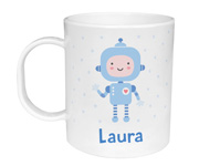 Tasse en Plastique Personnalisable Robot