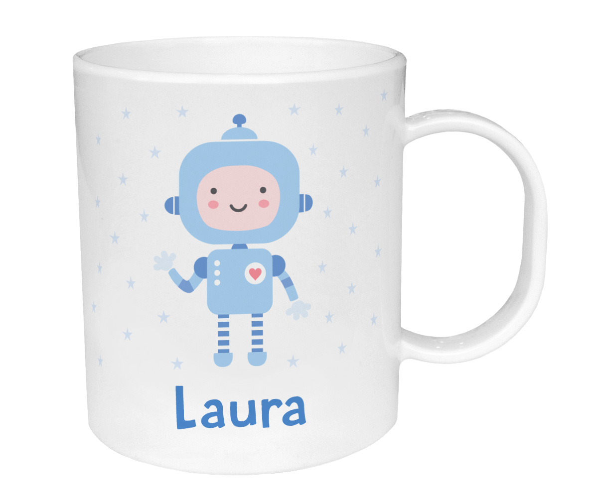 Tasse en Plastique Personnalisable Robot