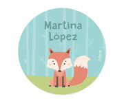 Pack com 3 Pins Personalizados Animais do Bosque