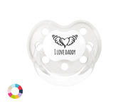 Succhietto Tutete Classic I Love Daddy Bianco