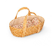 Moses Basket Wicker for Large Dolls