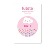 Autocolante Pequeno Nuvem Rosa Pequeno
