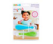 Pack 2 Cucchiai Silicone Apprendimento Gentle? Azzurro/Verde