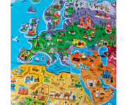 Magnetic Puzzle World Map