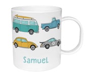Taza de Plstico Personalizada Coches