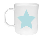 Tasse en Plastique Personnalisable toile Aqua