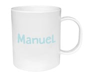 Tasse en Plastique Personnalisable toile Aqua