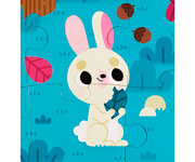 Tactile Puzzle: The Animals of the Forest