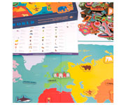 Puzzle Magntico Mapa Del Mundo